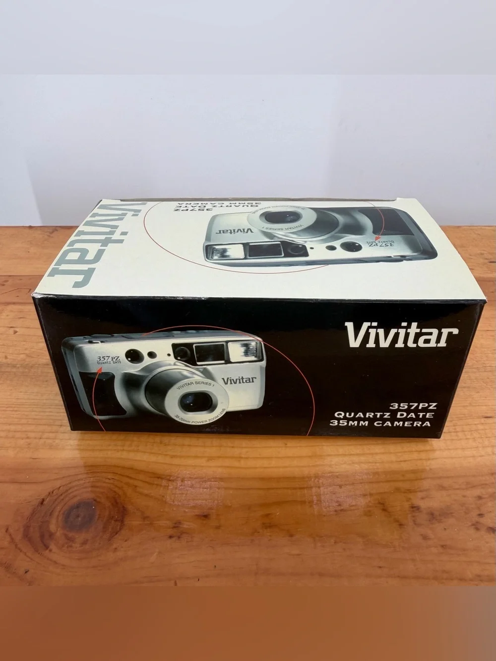 Vivitar 357PZ Quartz Date 35mm Film Camera New In Box NOS Complete